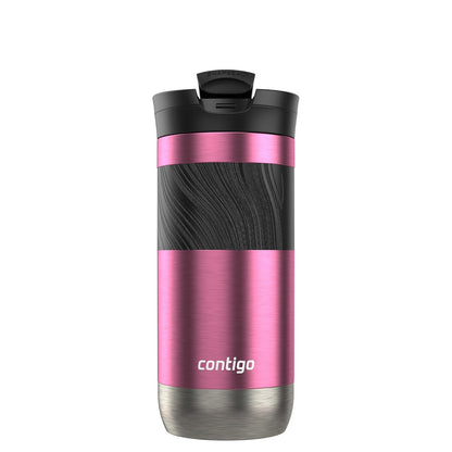 Contigo Vaso Térmico Acero Inoxidable 473 ML Azalea Antiderrames Byron 2.0 Caliente Hasta por 9 Horas Libre de BPA