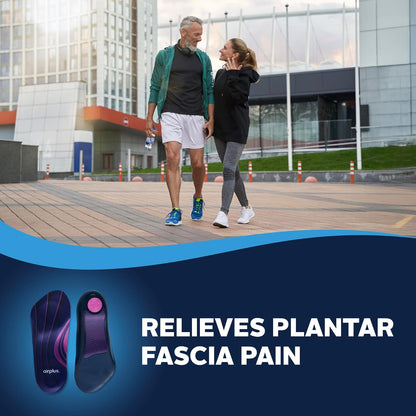 Airplus - Plantilla ortopédica para fascitis plantar para mayor amortiguación y alivio del dolor para hombres y mujeres