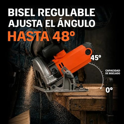 Truper SICI-7-1/4A3, Sierra circular 7-1/4" 1500 W profesional | Profesional