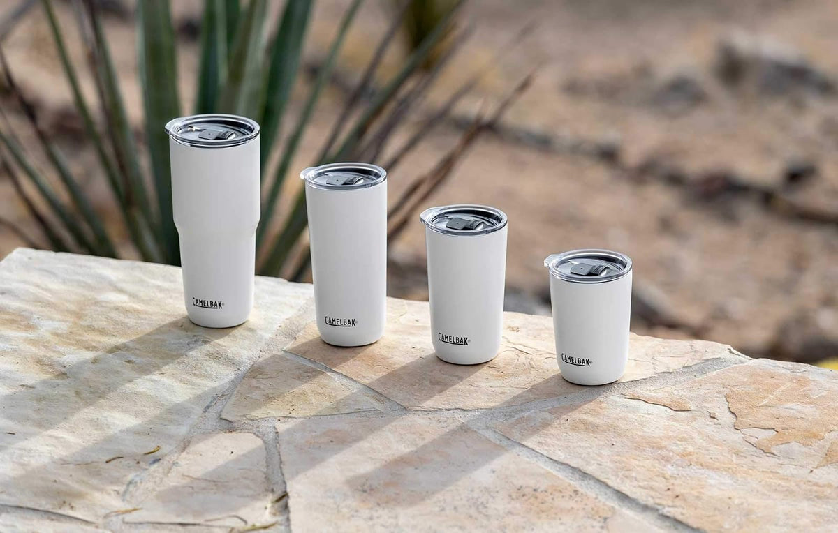 Horizon Vaso – Aislado Acero Inoxidable – Tapa Tri-Mode – Blanco, 16 oz