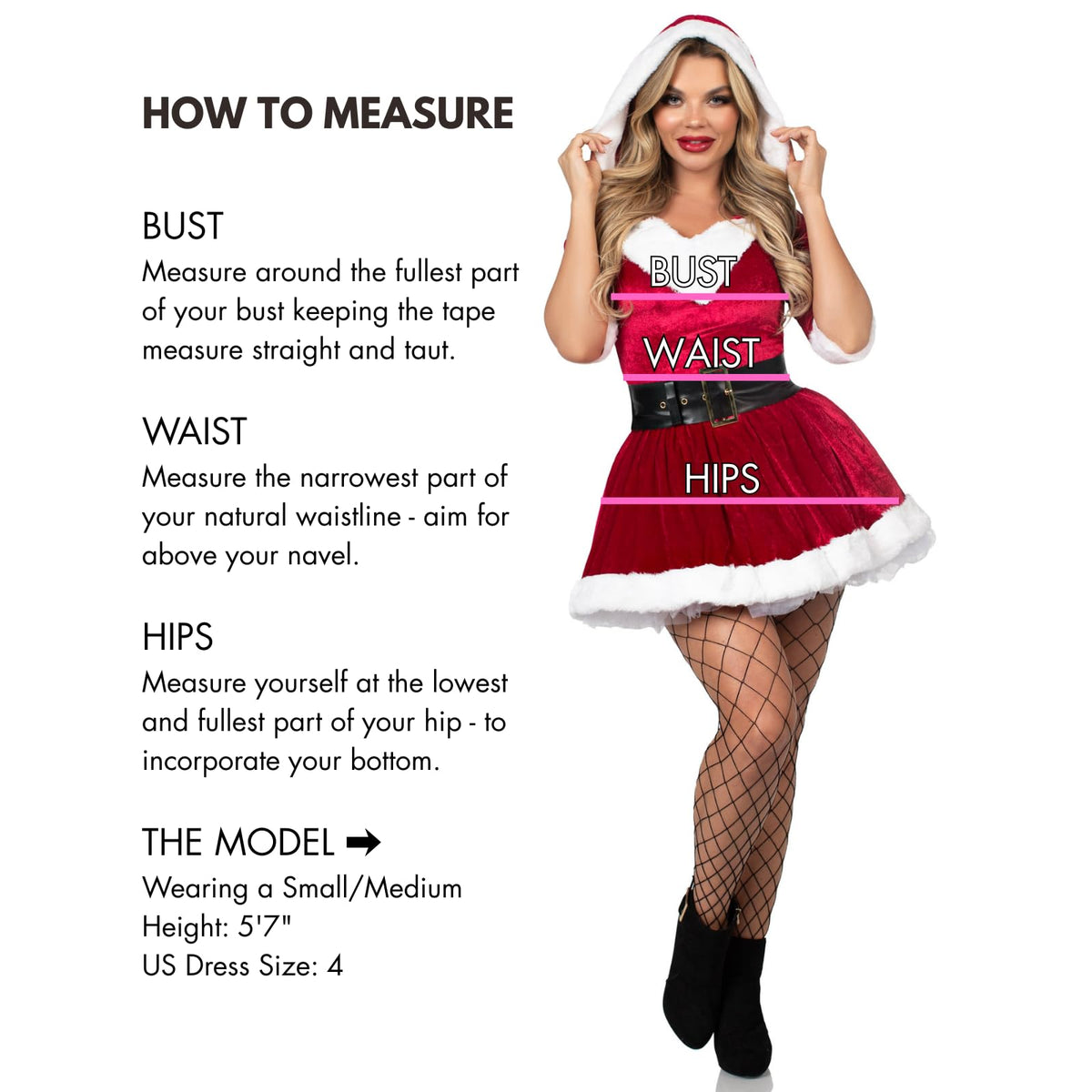 Leg Avenue Women's Mrs. Claus, Green, Small/Medium