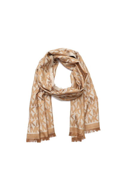 Michael Kors Mk Charm Colorblocked Lws Scarf, Stylish Fashion Accessory for Cold Weather Bufanda Mujer