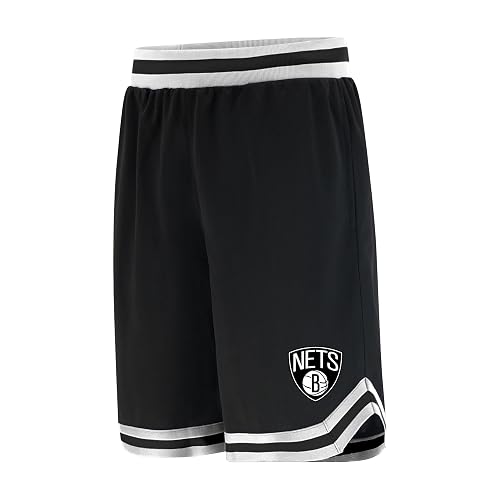 NBA Ultra Game - Pantalones Cortos de de Malla de poliéster para Hombre, diseño de Logotipo del Equipo