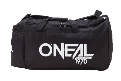 O'Neal | Accessories | Motocross Enduro Motorrad | Langlebiges 600D Polyester, gepolsterter Schultergurt, Hochbelastbare Reißverschlüsse TX 2000 Gear Bag | Schwarz | Größe 56 x 23 x 28 cm
