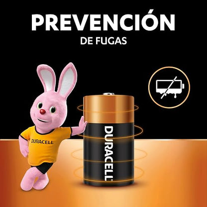 Duracell Pila Alcalina C - Pack x2 Dura 10X Más