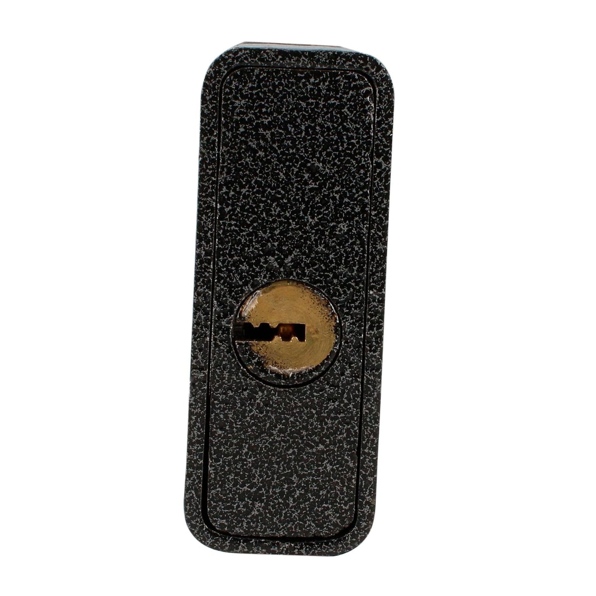 Lock Prolok P19C80 Candado de hierro para cortina metálica 80 mm, negro, llave estándar