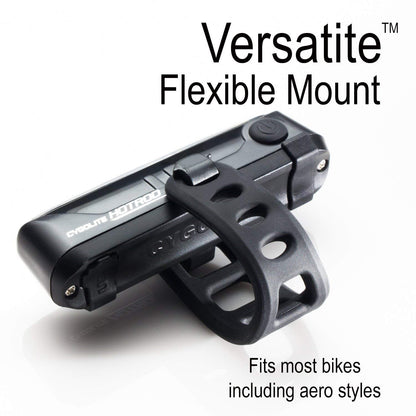 Cygolite Hotrod Frontal - Luz de Bicicleta de 110 lúmenes, 3 Modos nocturnos y 3 diurnos, diseño Elegante y Duradero, Resistente al Agua IP64, Soporte Flexible Resistente, luz Frontal Recargable por