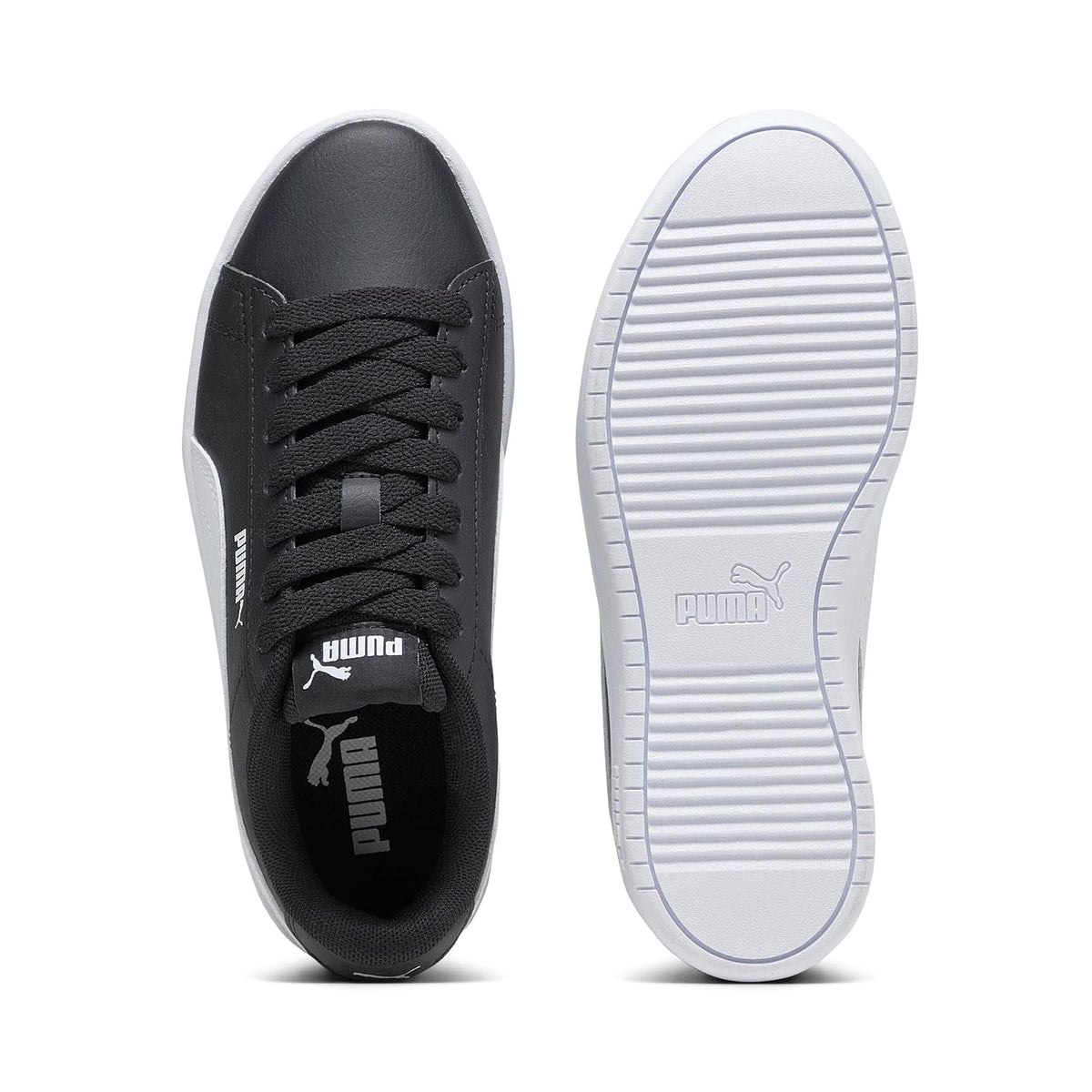 PUMA, Tenis Casuales Rickie Classic JR, Unisex, Blanco, Talla 24