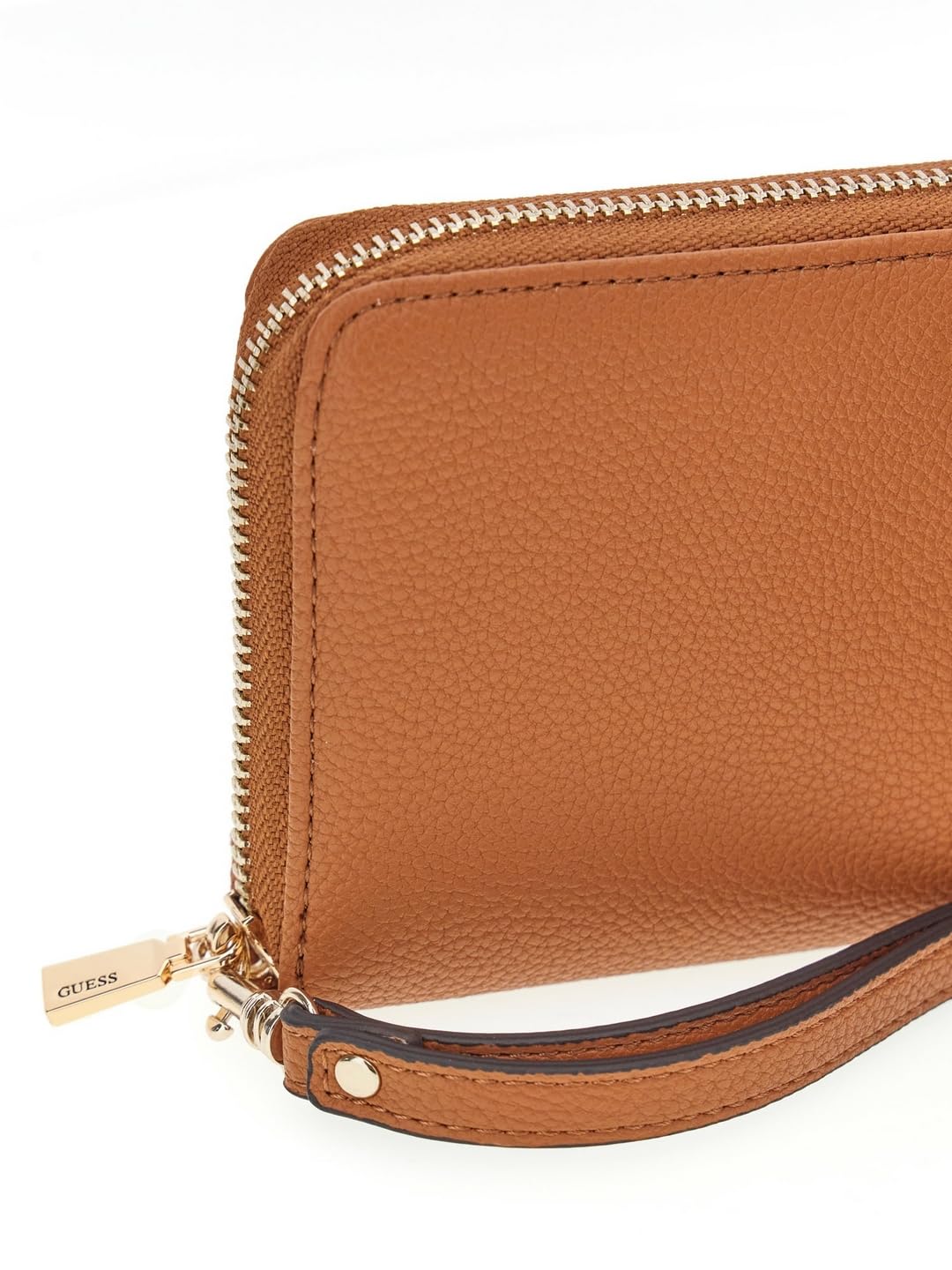 GUESS CARTERA LAUREL II SLG LARGE ZIP AROUND COLOR CAFÉ MEDIO
