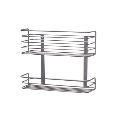 Household Essentials 1228-1 - Organizador de clóset de Doble Cesta para Montaje en Puerta de clóset o Pared sólidas