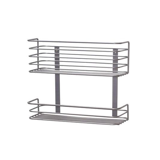 Household Essentials 1228-1 - Organizador de clóset de Doble Cesta para Montaje en Puerta de clóset o Pared sólidas