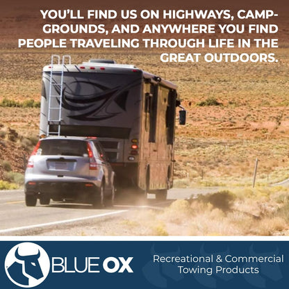 Blue Ox BX88340 Receptor de elevación/caída, Negro