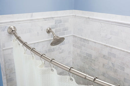 Moen SR2100BN - Cortina de ducha enrollable, 12 unidades, níquel cepillado