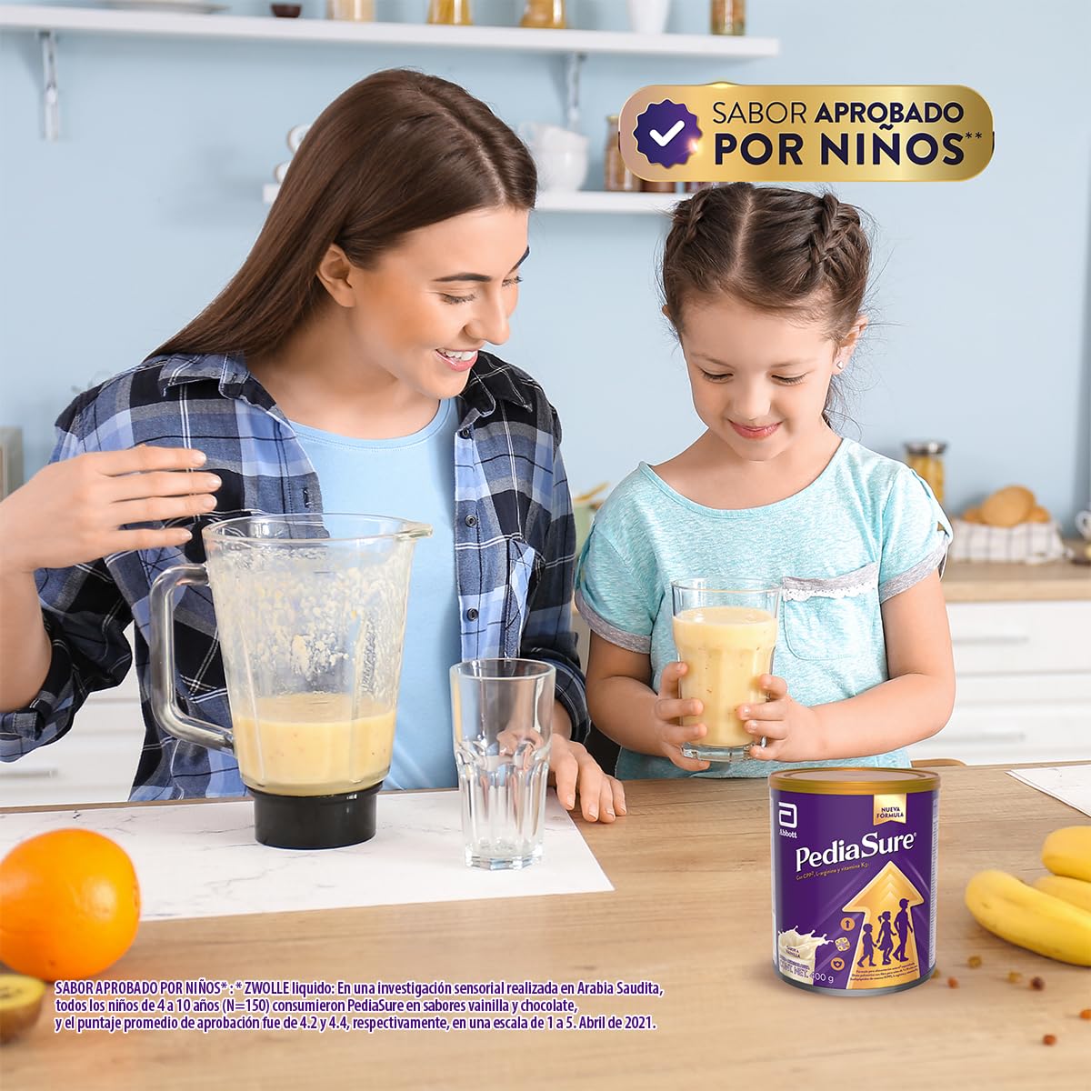 PediaSure Vainilla- Alimentación Especializada Polvo 400 g | Formula especializada para niños de 1 a 10 años con 5 grupos de nutrientes clave que apoya el crecimiento de los huesos.