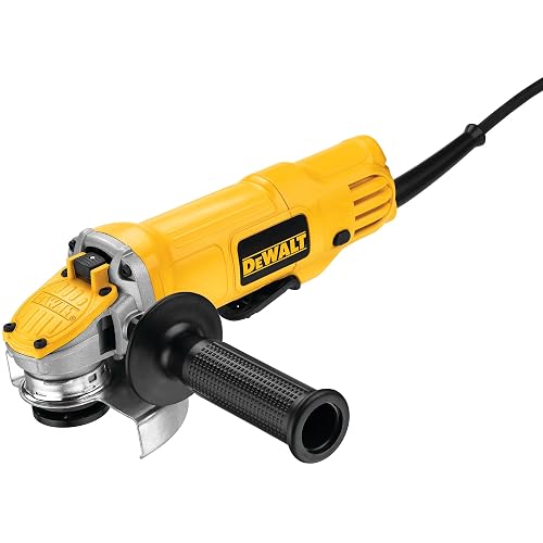 DEWALT Esmeriladora Angular de 4-1/2" (115mm) 900W, HP, Incluye Mango Lateral y Guarda, DWE4120