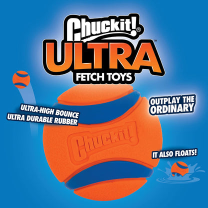 Chuckit! DO817020 Pelota Ultra, talla chica, 2 Piezas, Colores Surtidos