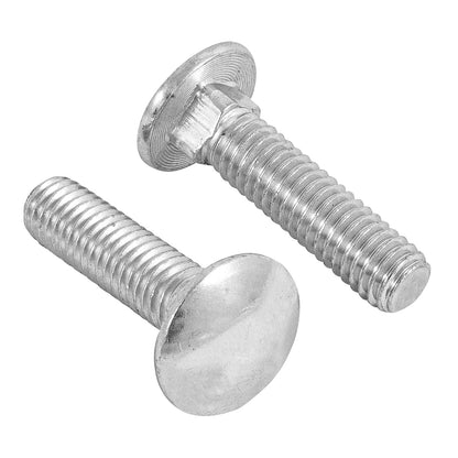 Fiero Tornillo de Carruaje Acabado Galvanizado Bolsa con 60 Piezas - 3 - 8"x1 1 - 2"