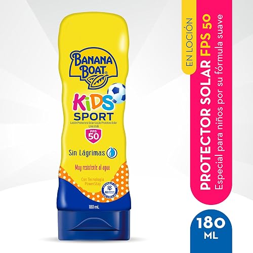 Banana Boat Kids Sport Loción Protector Solar 50+ FPS 180ml