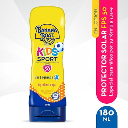Banana Boat Kids Sport Loción Protector Solar 50+ FPS 180ml
