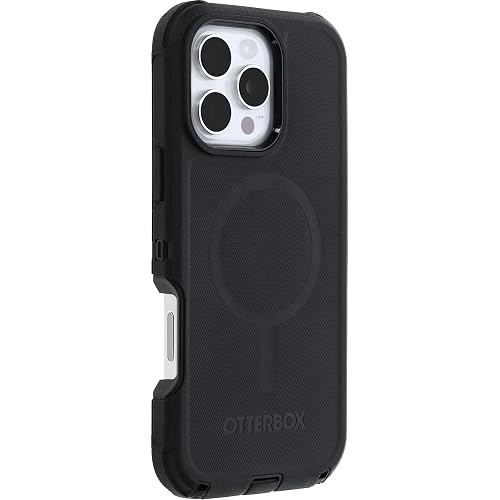 OtterBox - Funda para iPhone 16 Pro Max Defender Series, color negro