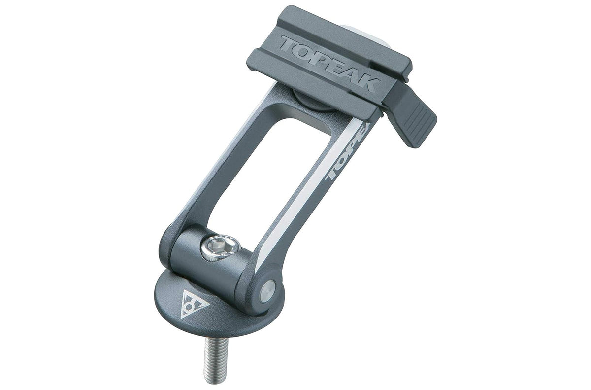 Topeak RideCase - Soporte de Bicicleta para Tapa de vástago de 1 1/4, Color Negro, Gris