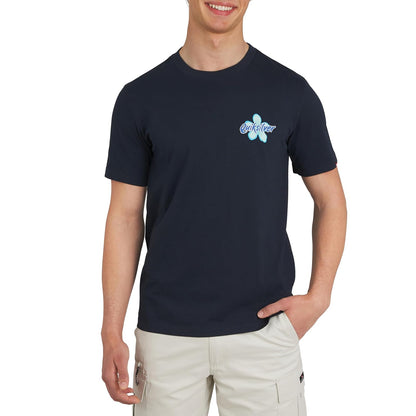 Quiksilver Playera de Manga Corta de Algodón para Hombre - G - Eclipse