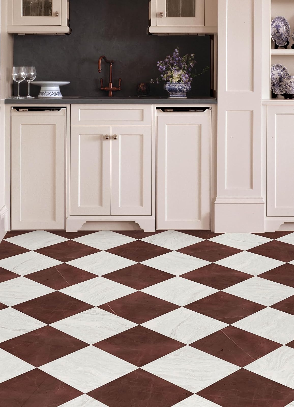 Oxblood FP6333 - Azulejos para despegar y pegar
