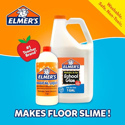 Elmer’s Glue Slime Magical Liquid Activator Solution, 1 Quart, Great for Making Slime