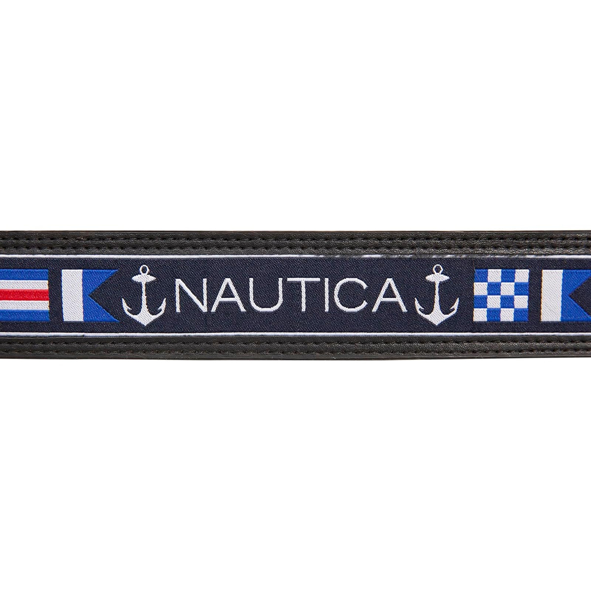 Nautica Nautica Cinturón reversible para hombre con patrón de bandera Cinturón para Hombre