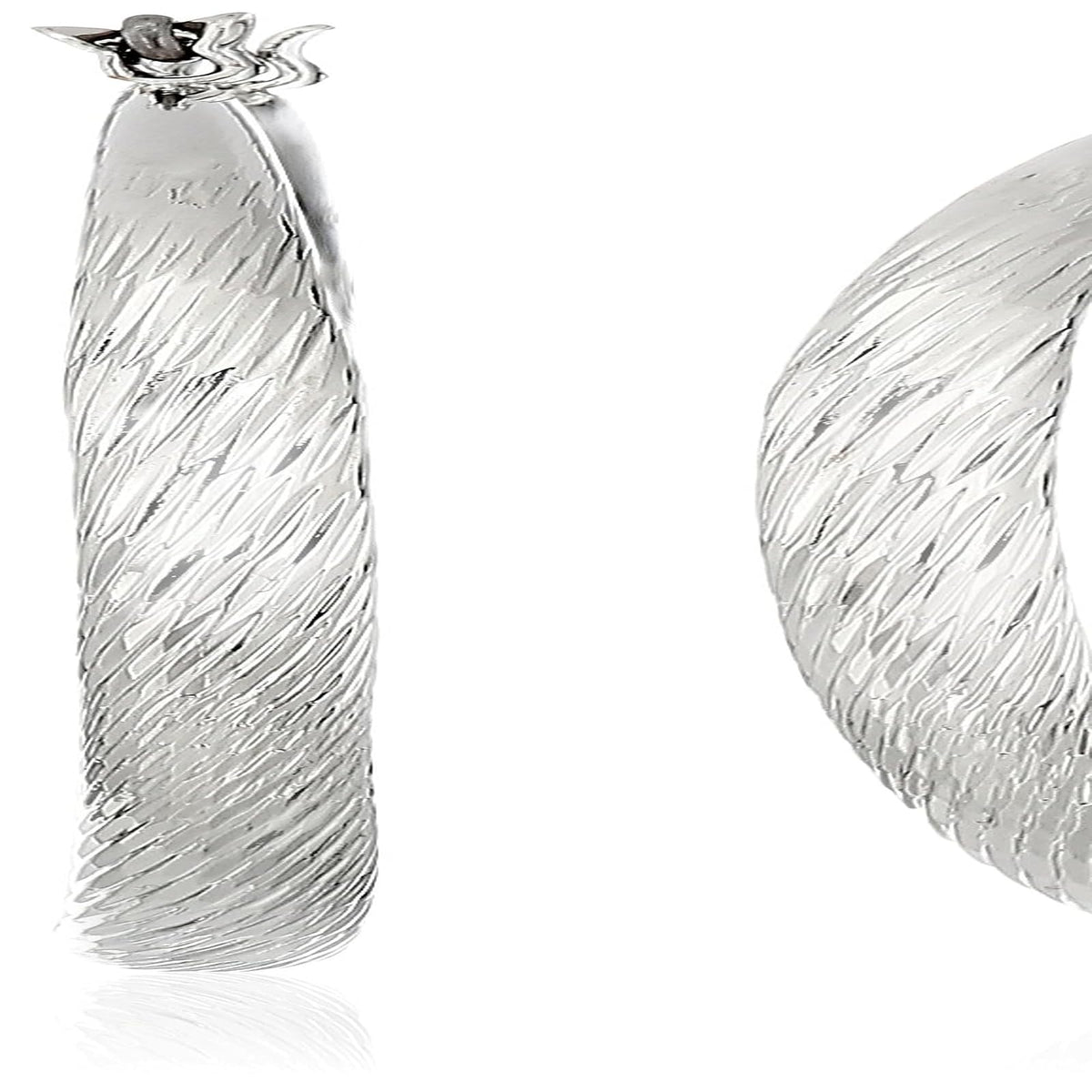 GUESS Aretes, Plateado, Una talla