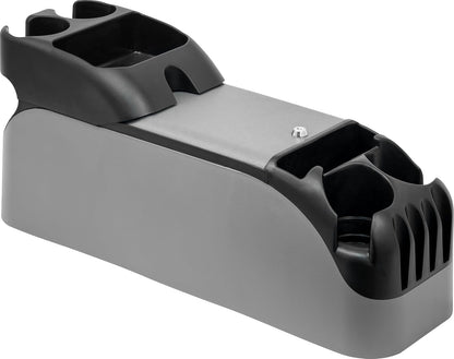 Moblorg 2154215 Consola Central para Minivans SUV con Portavasos Extra y Almacenamiento Grande, Gris - Gris - Portavasos extra