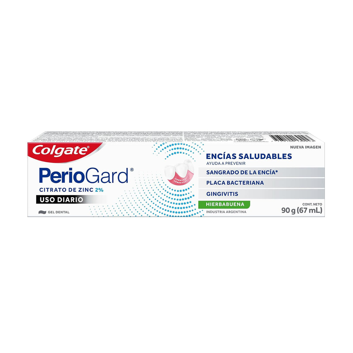 Colgate Pasta Dental PerioGard 3x90 g Uso Diario Con Citrato de Zinc | Cuidado de Encías Especializado, Ayuda a Prevenir el Sangrado de Encías y la Gingivitis