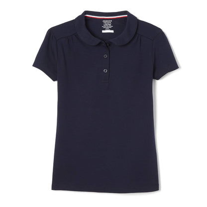 French Toast Polo Manga Corta Cuello Peter Pan para Niña - 2T - Navy Blue