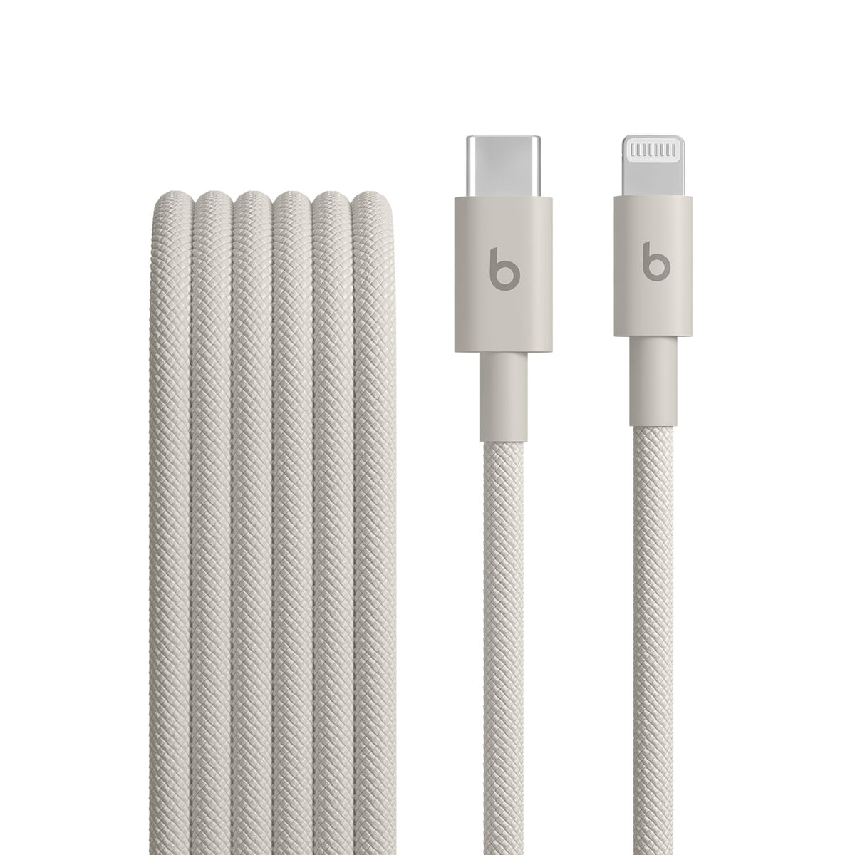 Beats Cable Trenzado USB-C a Lightning - Gris enérgico - (1.5 m)