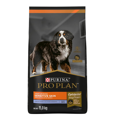 Purina Pro Plan Adulto Todos los Tamaños Sensitive & Skin Sabor Salmón 15Kg