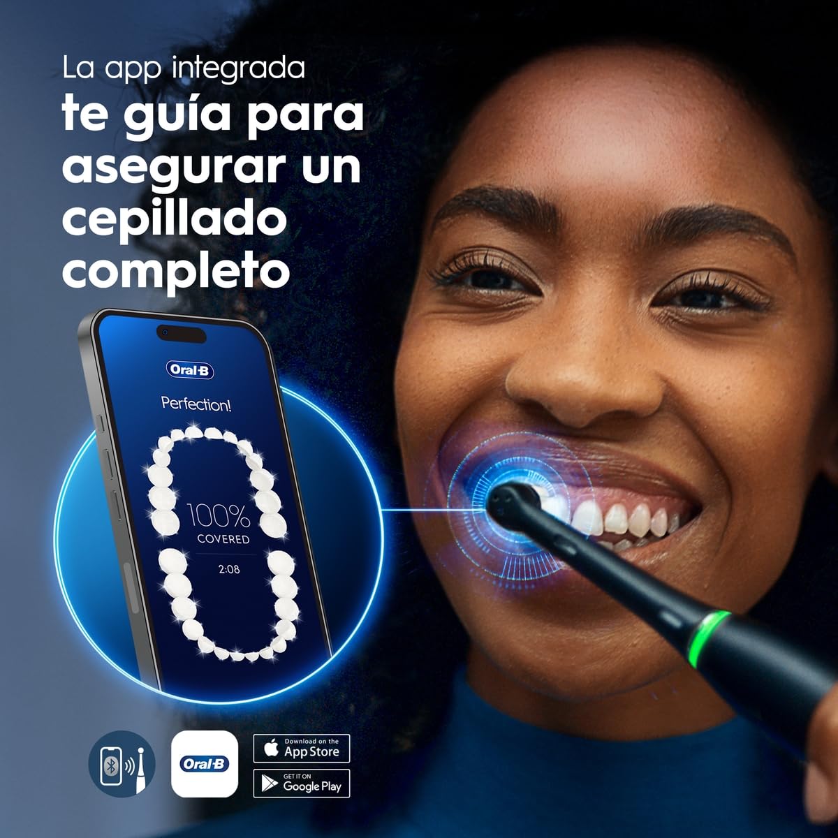 Oral-B Cepillo Dental Eléctrico iO6, Conexión con App, Sensor de Presión