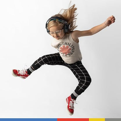 Skullcandy Grom Wireless Over-Ear Volume-Limiting Audio Headphones - Black | Designed for Kids 6+, 45 Hours Battery, Backup 3.5mm AUX Cable Included with Built-In Microphone, Comfortable Fit for Travel