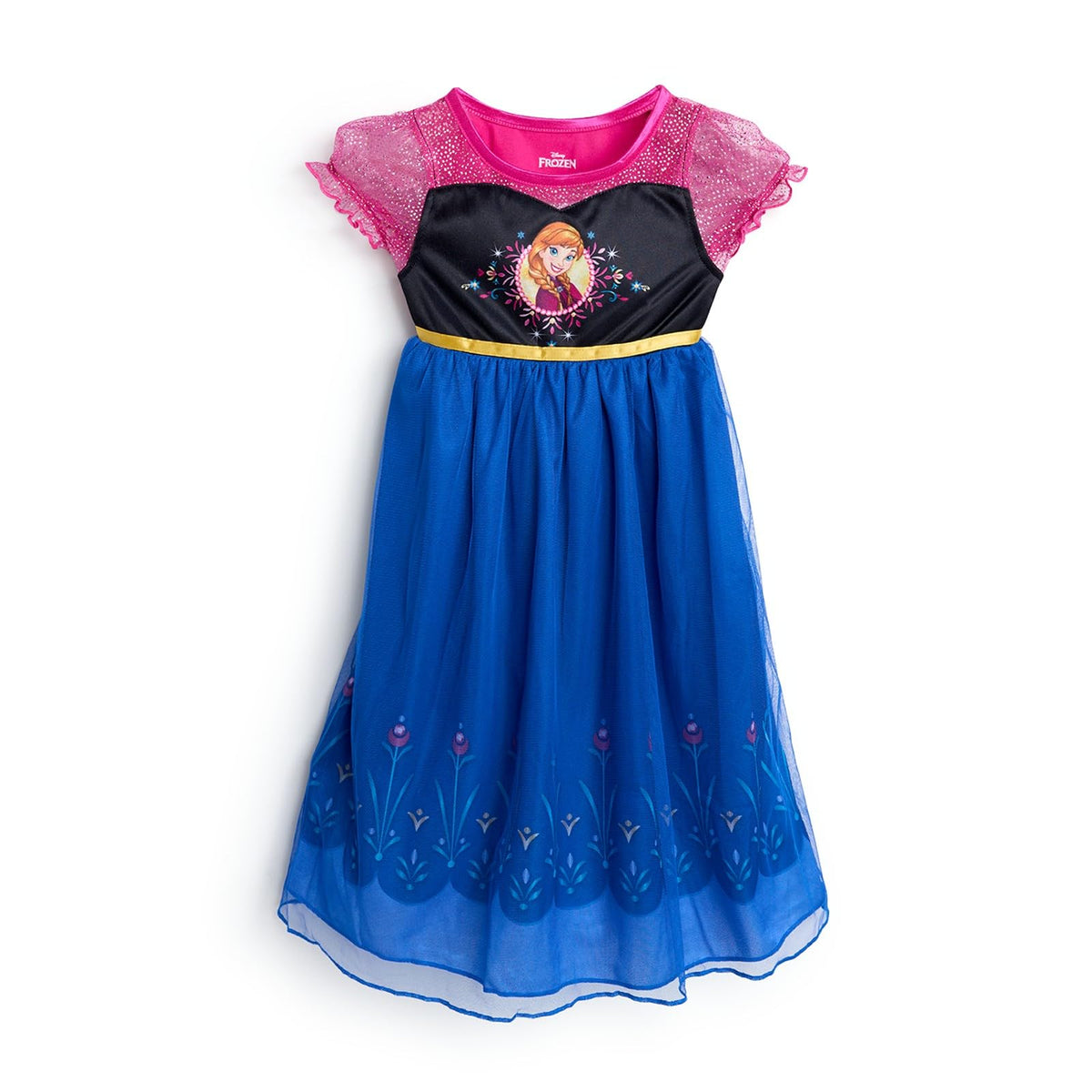 Disney Frozen Camisón de Fantasía para Niñas - Feliz Anna 2 - 3 Años