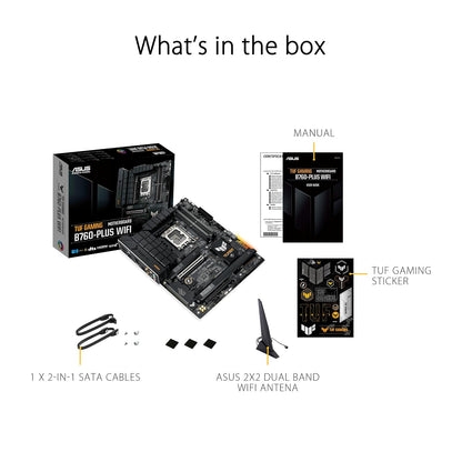 ASUS TUF Gaming B760-PLUS WiFi Intel® B760 (13ª y 12ª generación) LGA 1700 ATX Placa Base