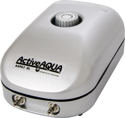 Hydrofarm Active Aqua Bomba de Aire, 2 Salidas, 3 W, 7,8 L/min