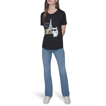 Karl Lagerfeld - Playera de Manga Corta