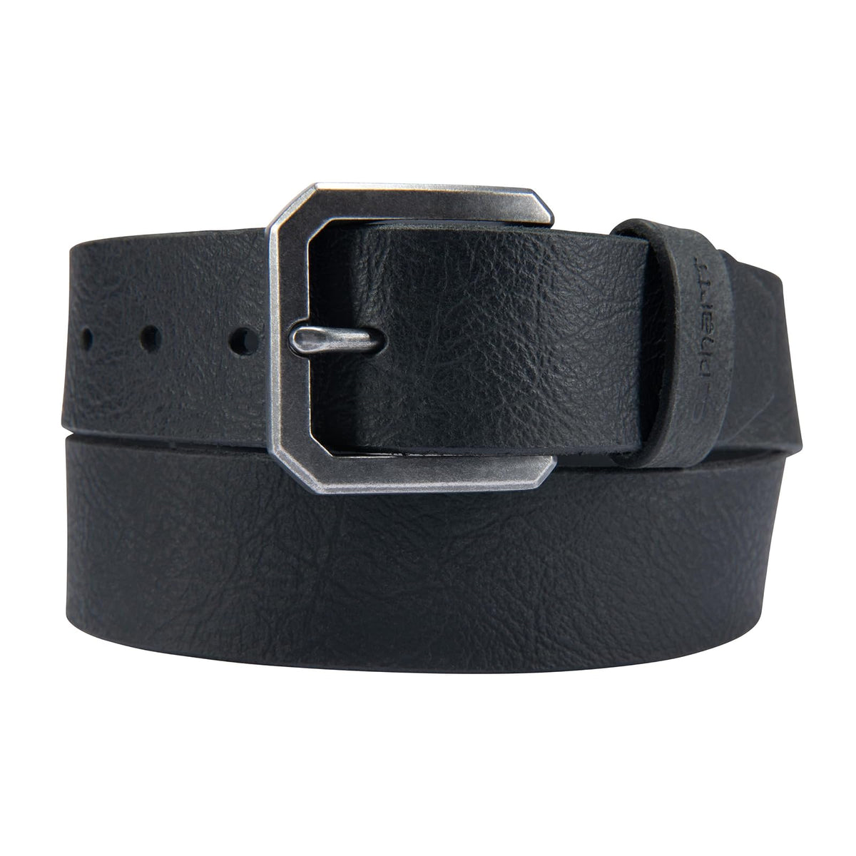 Carhartt Durable Full Grain Saddle Leather Classic Belts, W/Rugged Antique Nickle Hardware Cinturones clásicos de piel para silla de montar Hombre
