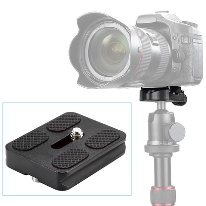 NEEWER Universal Tipo Arca QR Placa All Metal w/ 1/4 Inch Tornillo | Fits Standard Arca Style Pinza, para Cámara Trípode Ballhead, PU50 50mm