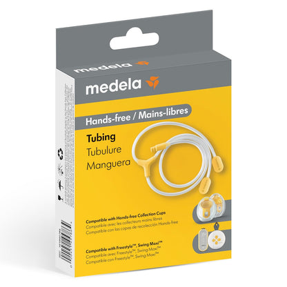 Manguera de Plástico Transparente para Extractor Eléctrico Manos Libres de Medela | Repuesto auténtico | 1 Pieza | Compatible con modelos Swing Maxi y Freestyle