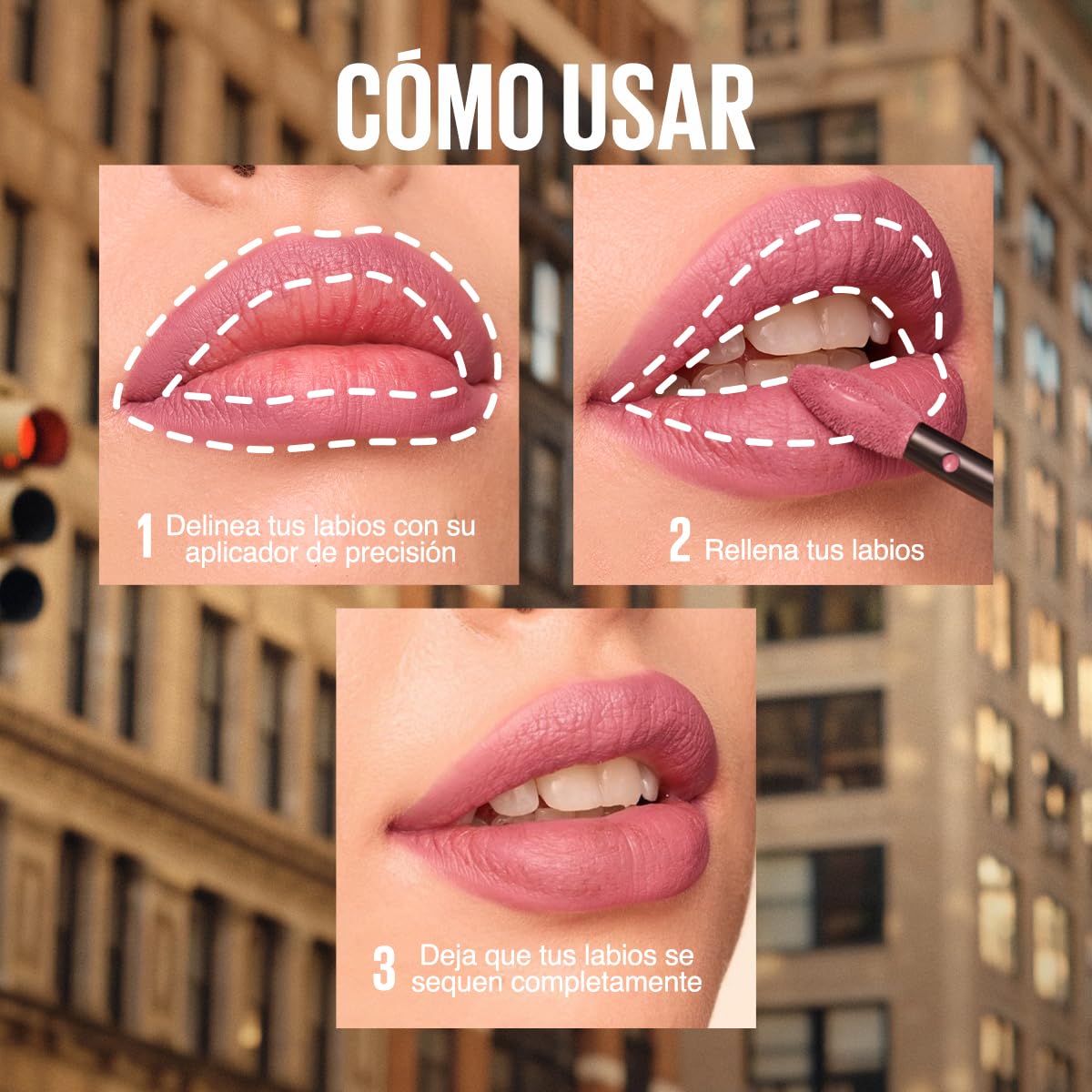 Maybelline Superstay Matte Ink, Labial Líquido Mate de Larga Duración, 16 Horas de Alta Pigmentación, No se Transfiere, Aplicador de Precisión, Tono 155 Pink Savant, 5 ml