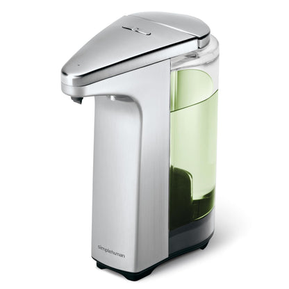 simplehuman, dispensador automático de jabón con sensor de 237 ml, níquel cepillado