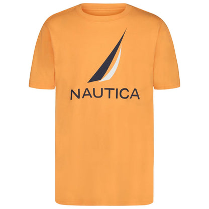 Nautica Boys' Sail Screen Print Graphic Tee - 8 - Almizcle clase J