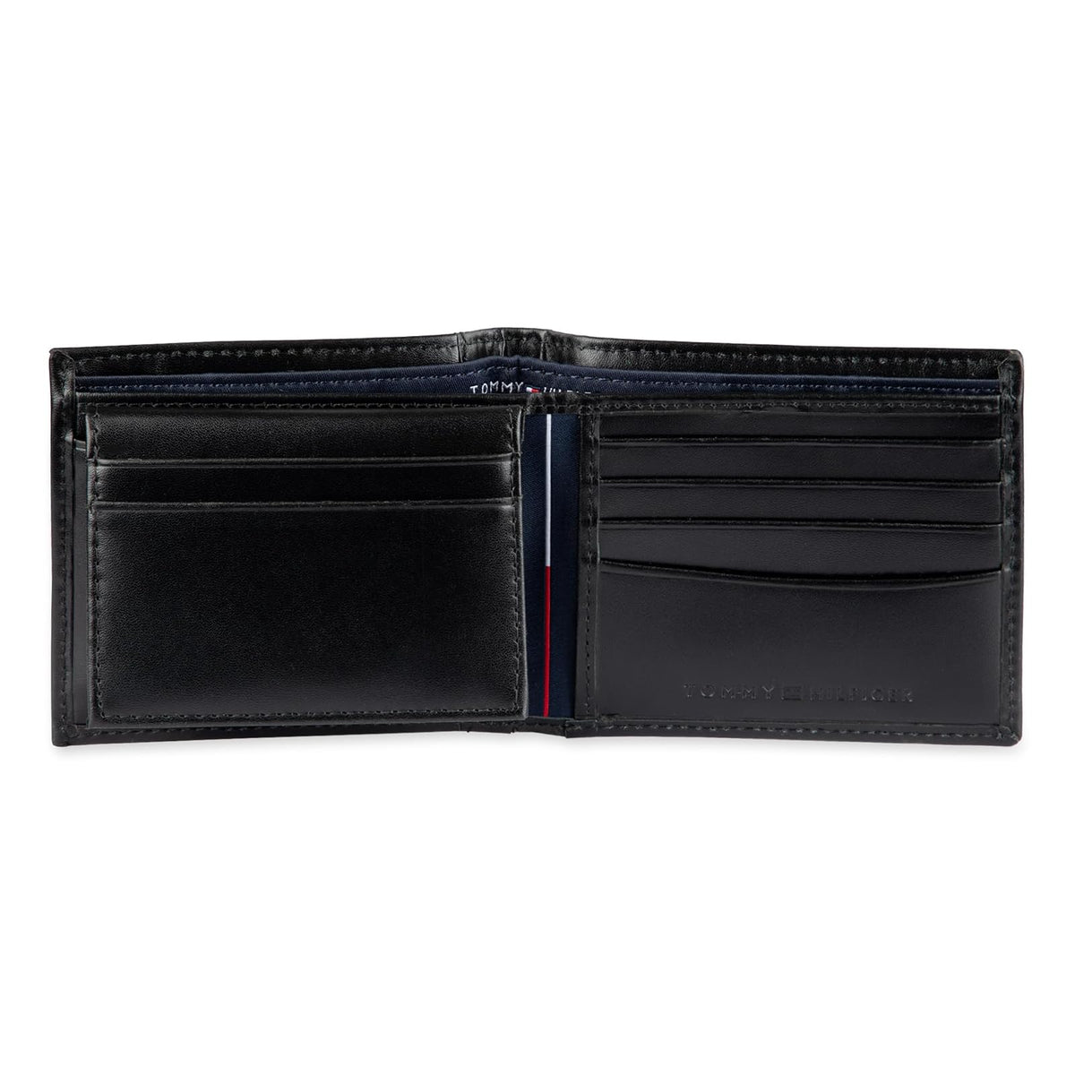 Tommy Hilfiger, Cartera multiusos de piel para hombre,