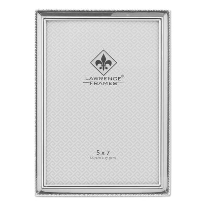 Lawrence Frames Marco de Fotos Triple con Bisagra, Latón Antiguo - Plata - 12,7 x 17,78 cm (5x7 pulg.)