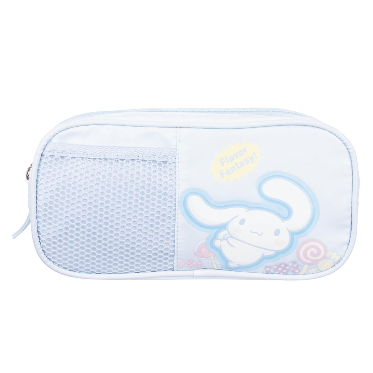 Ruz Lapicera Doble Casual | Cinnamoroll | 100% Poliéster | Bolso Escolar para Niños con Múltiples Bolsillos y Cierre de Cremallera | Recomendado desde 3 años